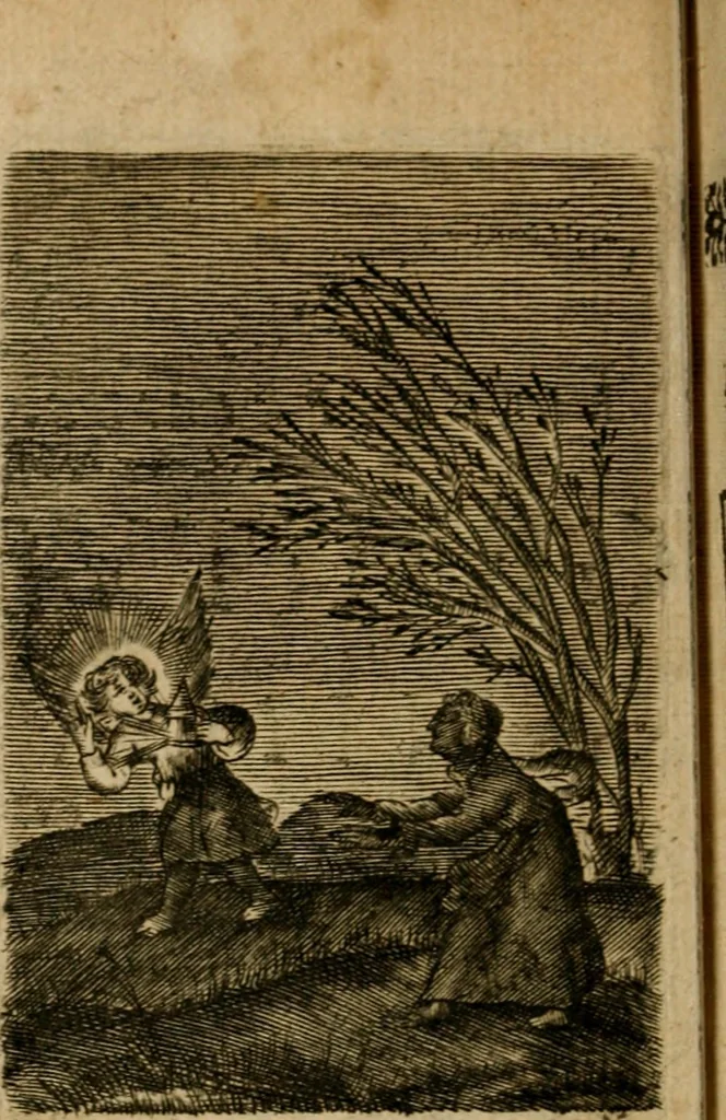 An illustration from Pia desideria, 1670, leaf 27