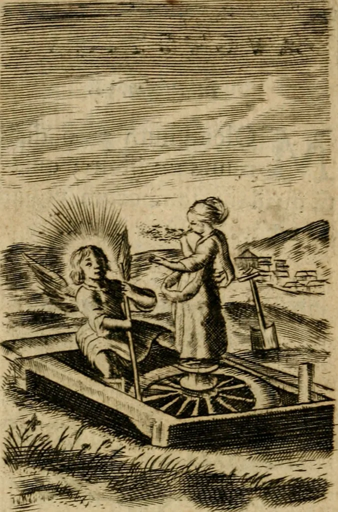 An illustration from Pia desideria, 1670, leaf 43