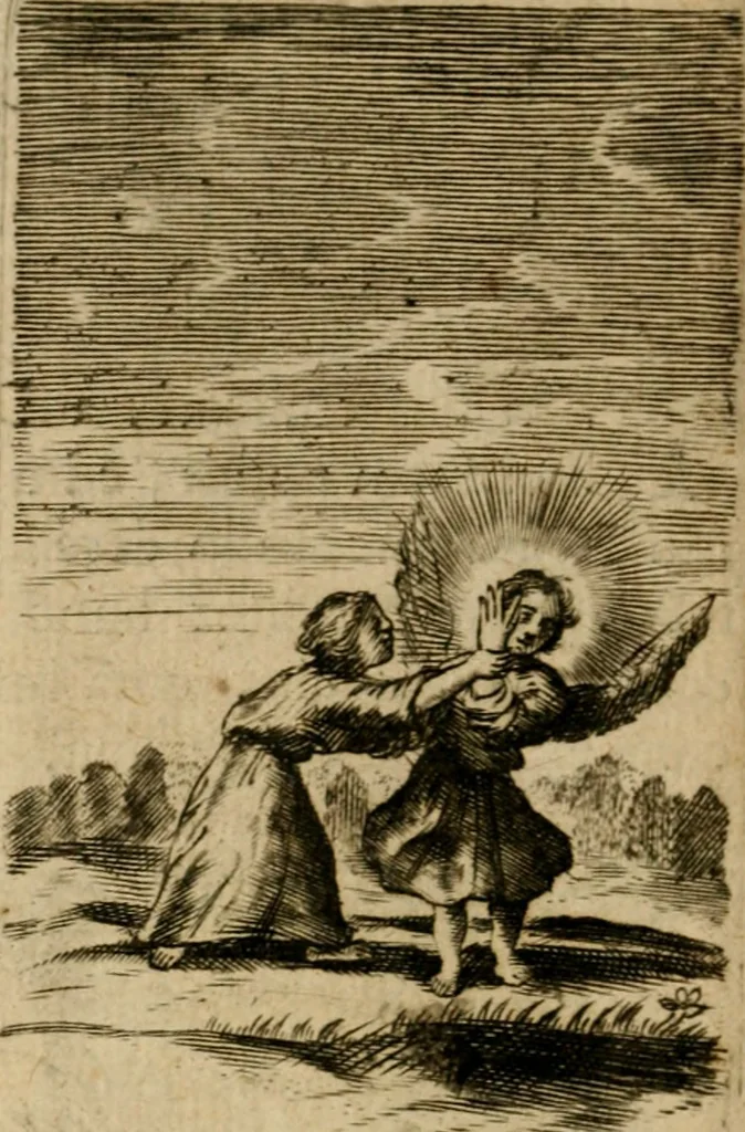 An illustration from Pia desideria, 1670, leaf 51