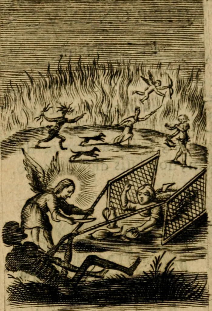 An illustration from Pia desideria, 1670, leaf 59
