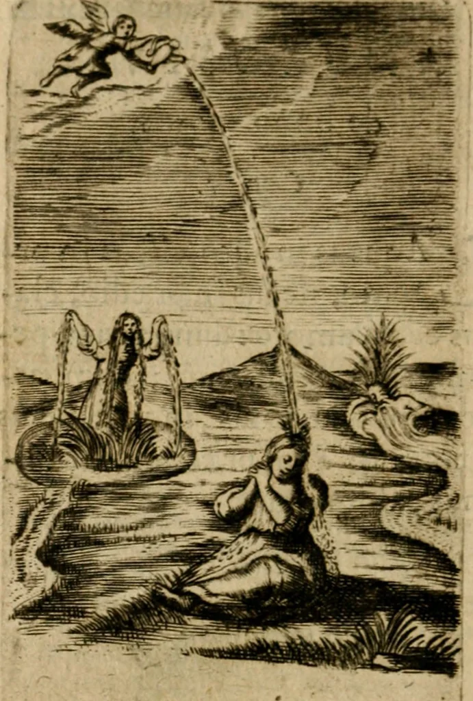 An illustration from Pia desideria, 1670, leaf 63