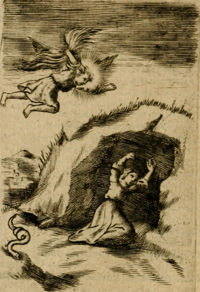 An illustration from Pia desideria, 1670, leaf 71
