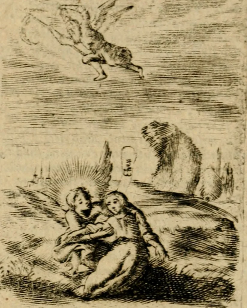 An illustration from Pia desideria, 1670, leaf 83