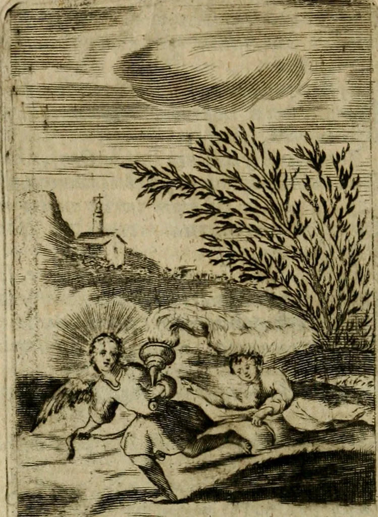 An illustration from Pia desideria, 1679, leaf 115