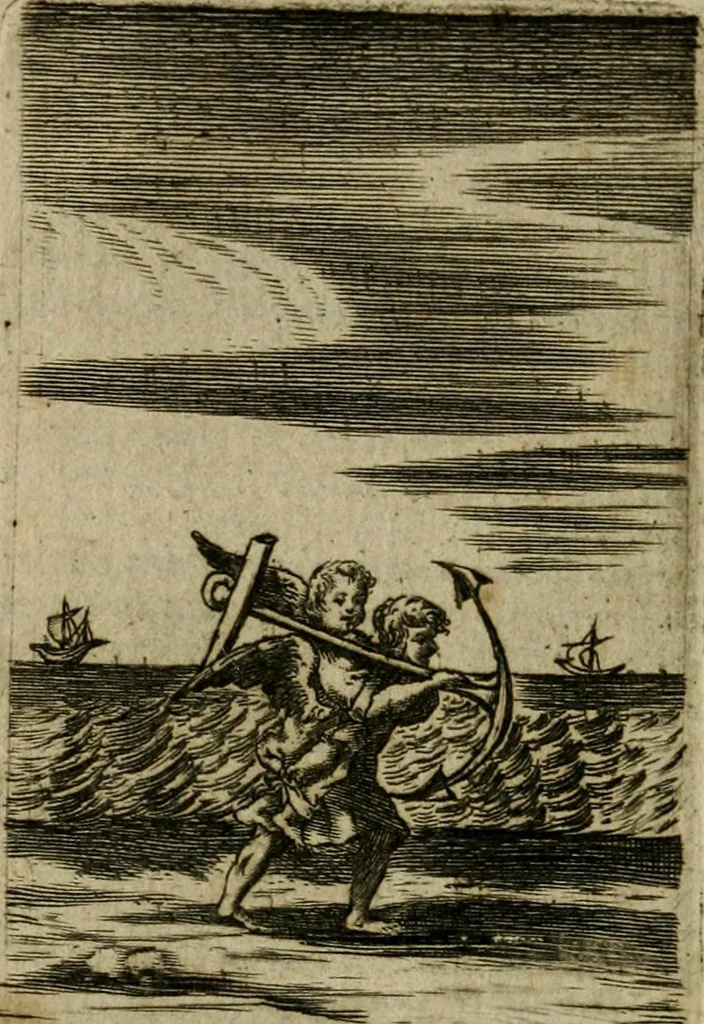 An illustration from Pia desideria, 1679, leaf 135