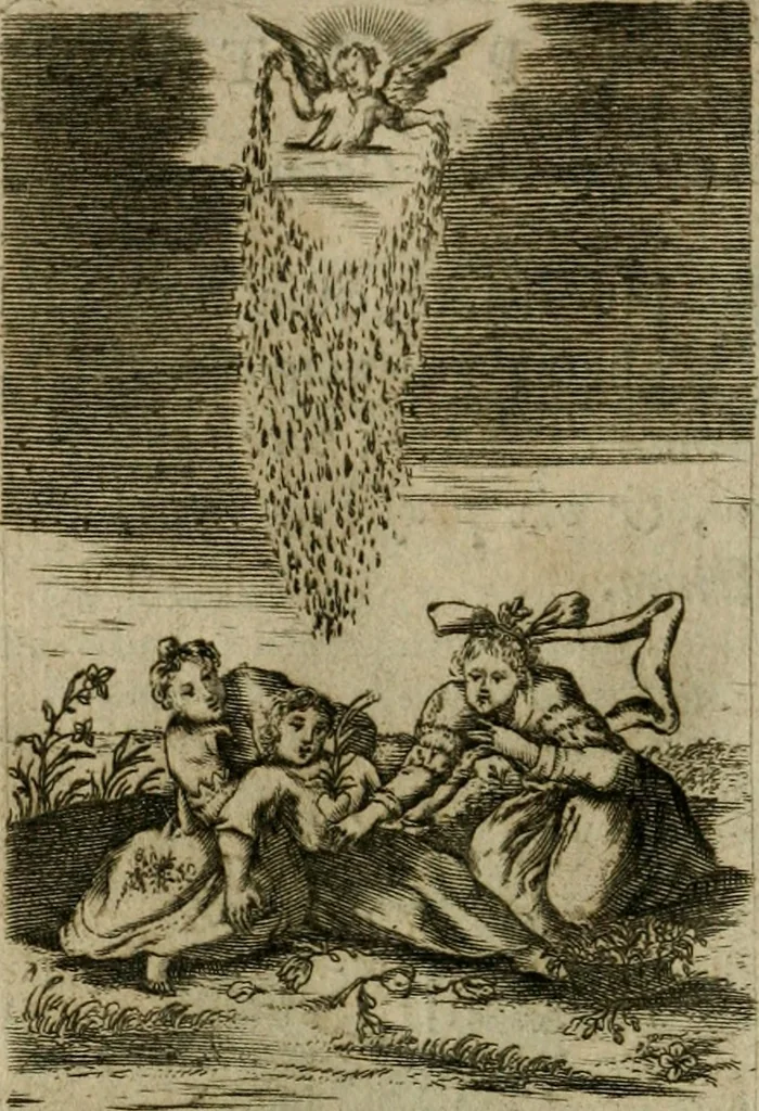 An illustration from Pia desideria, 1679, leaf 153