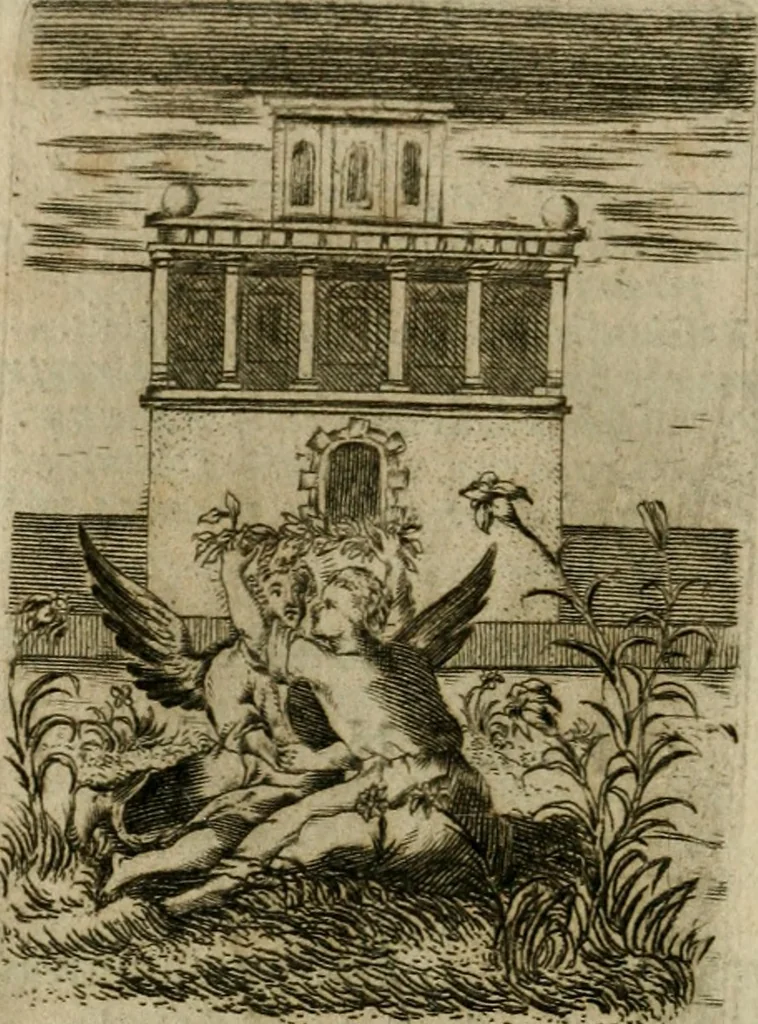 An illustration from Pia desideria, 1679, leaf 157