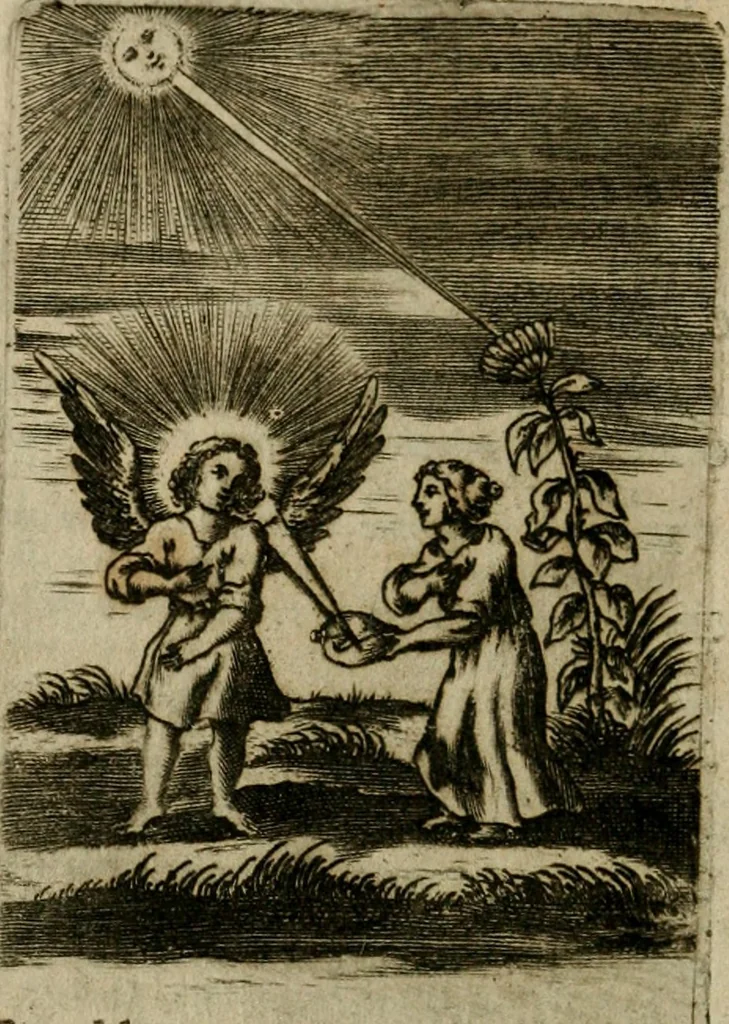 An illustration from Pia desideria, 1679, leaf 161