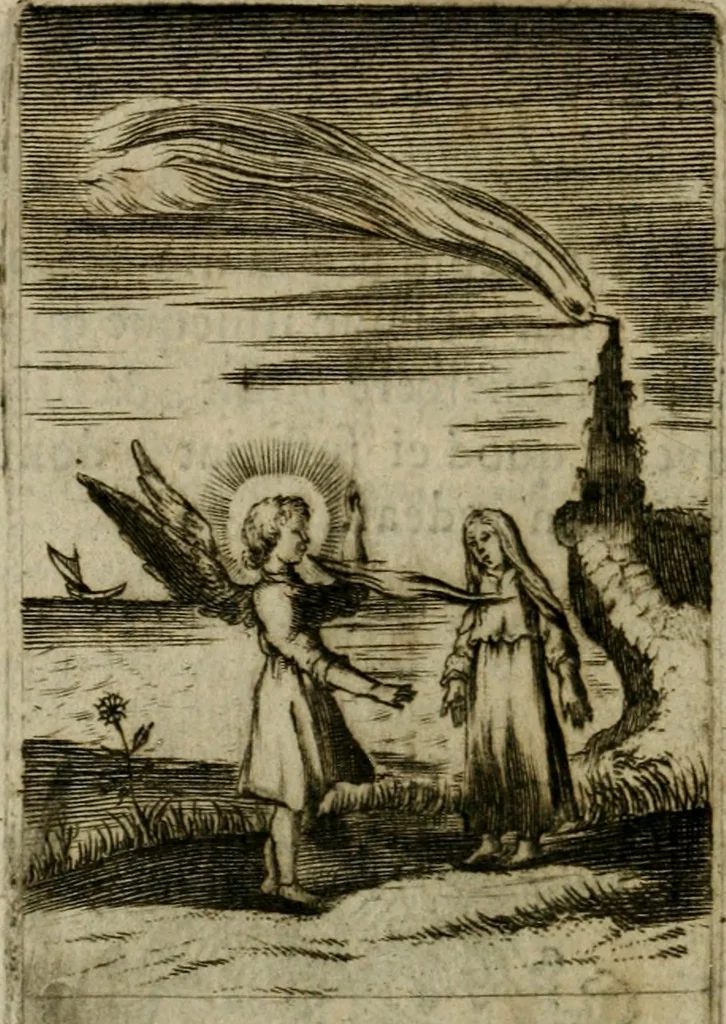 An illustration from Pia desideria, 1679, leaf 165