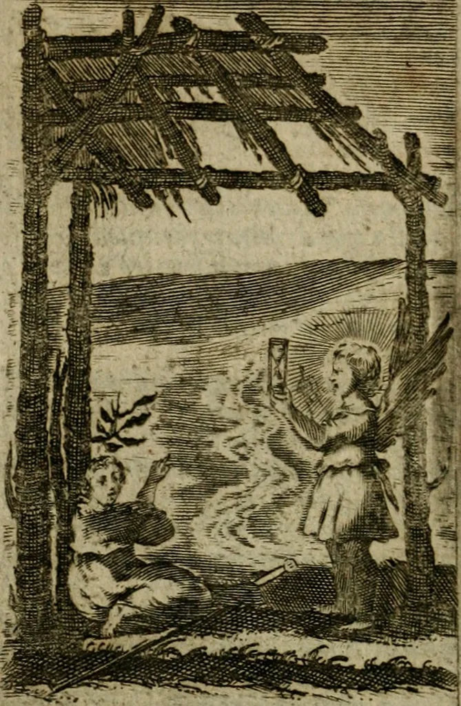 An illustration from Pia desideria, 1679, leaf 173