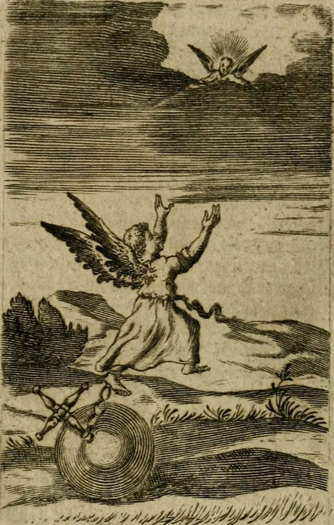 An illustration from Pia desideria, 1679, leaf 181