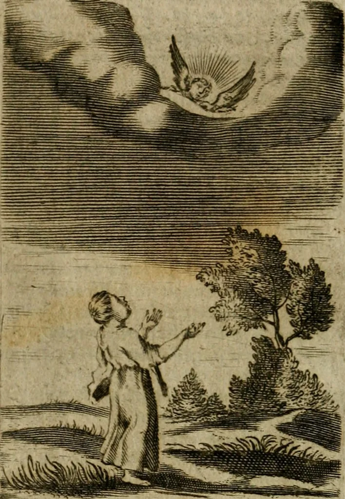An illustration from Pia desideria, 1679, leaf 193
