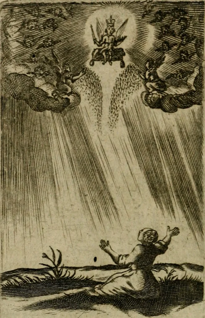 An illustration from Pia desideria, 1679, leaf 201