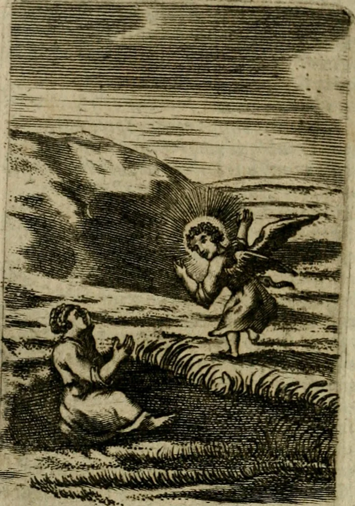 An illustration from Pia desideria, 1679, leaf 205