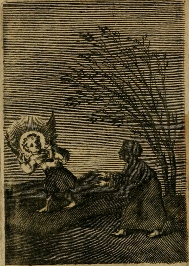 An illustration from Pia desideria, 1679, leaf 27