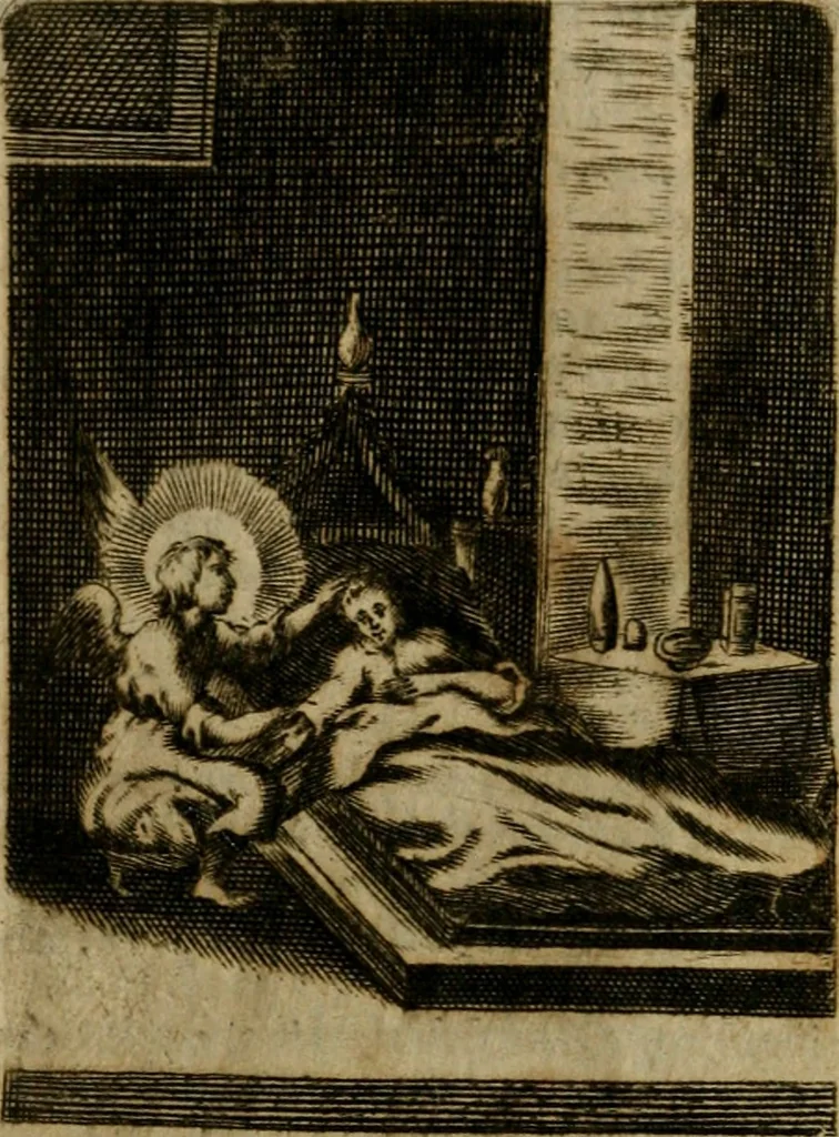 An illustration from Pia desideria, 1679, leaf 35