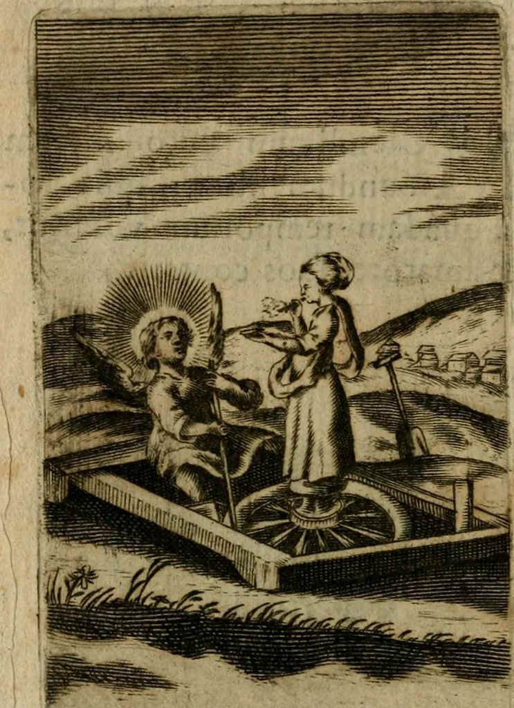 An illustration from Pia desideria, 1679, leaf 43