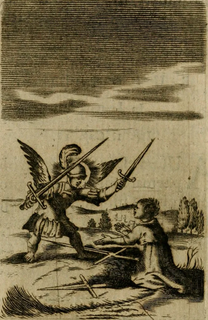 An illustration from Pia desideria, 1679, leaf 47