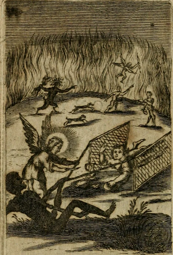 An illustration from Pia desideria, 1679, leaf 59