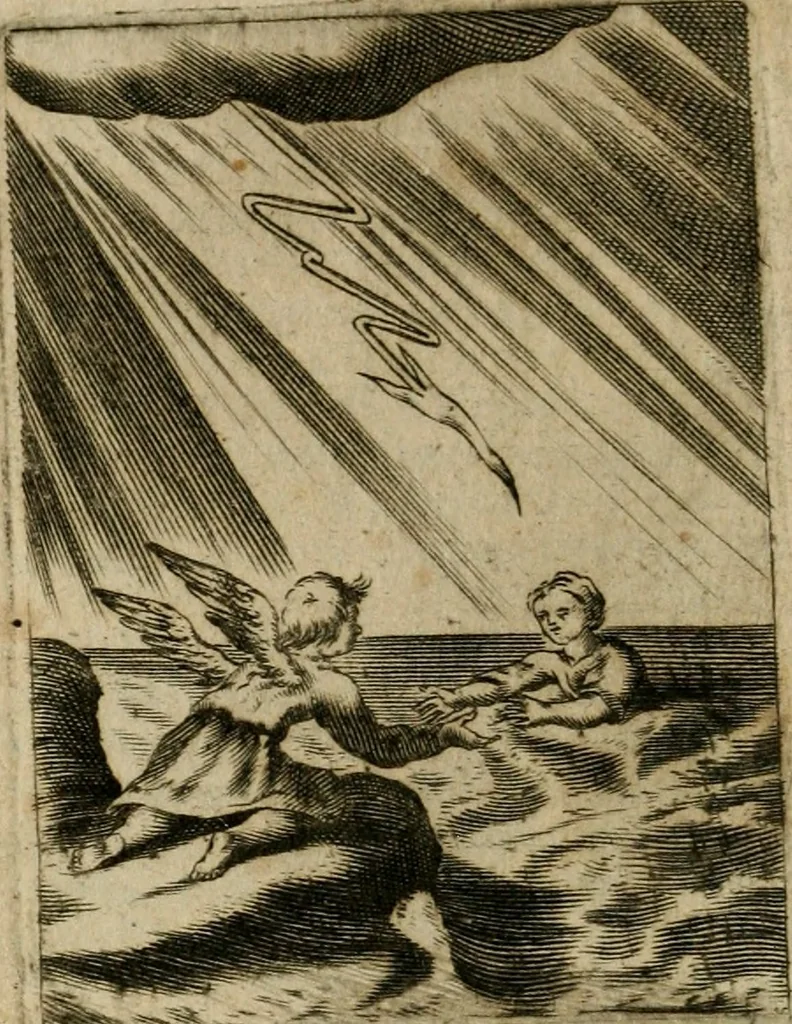 An illustration from Pia desideria, 1679, leaf 67