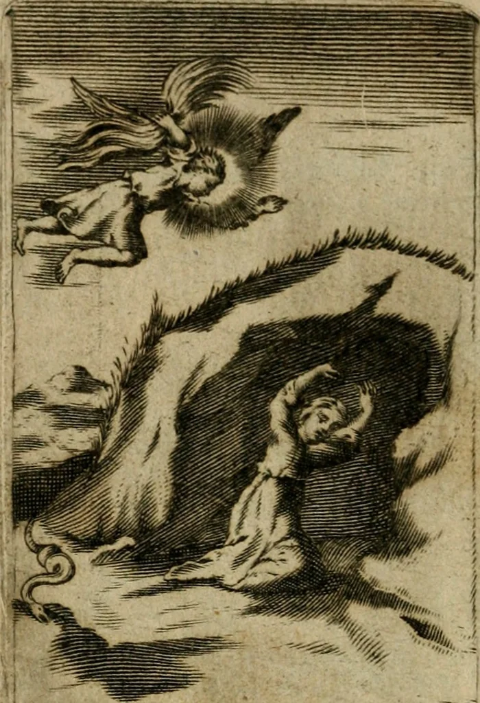 An illustration from Pia desideria, 1679, leaf 71