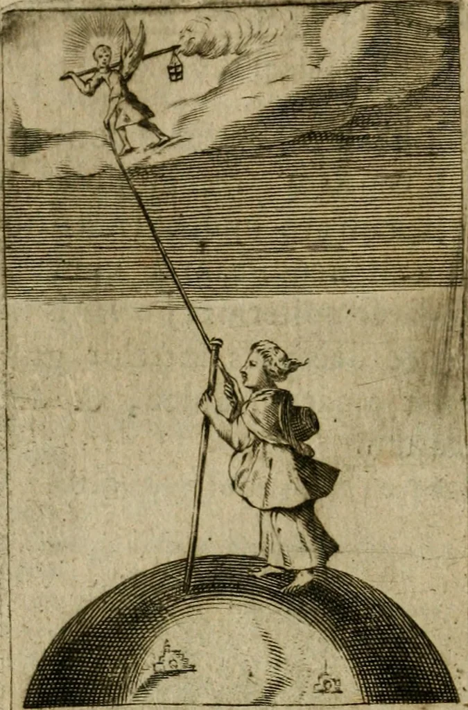 An illustration from Pia desideria, 1679, leaf 91