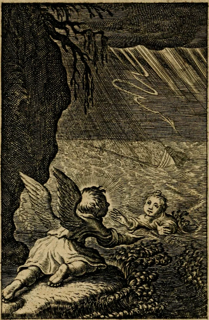 An illustration from Pia desideria : lib. iii. ad Vrbanum VIII, 1632, leaf 129