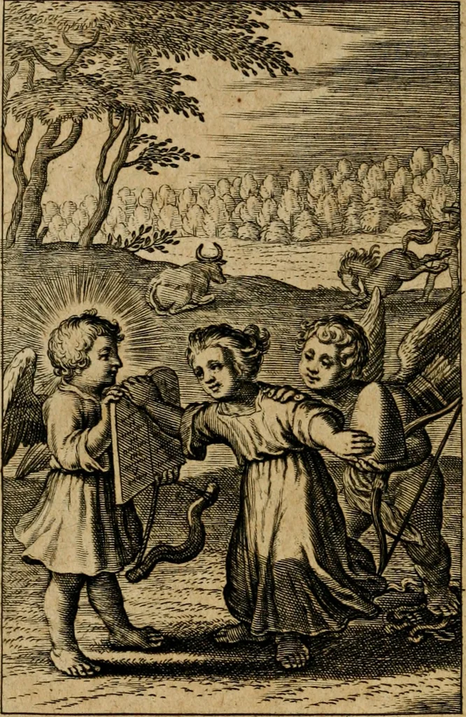An illustration from Pia desideria : lib. iii. ad Vrbanum VIII, 1632, leaf 179