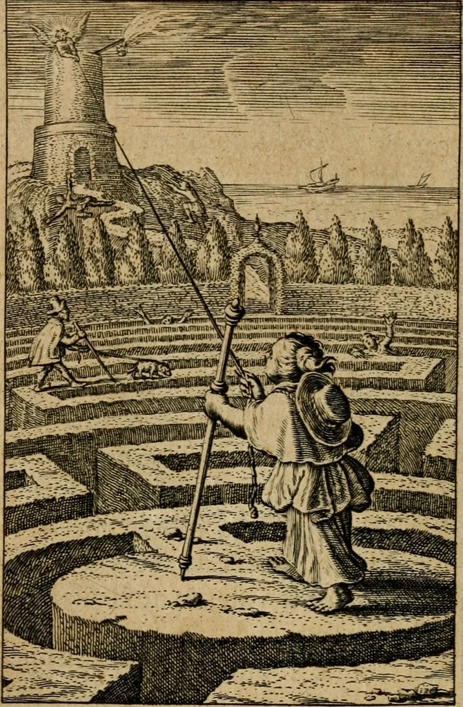 An illustration from Pia desideria : lib. iii. ad Vrbanum VIII, 1632, leaf 187