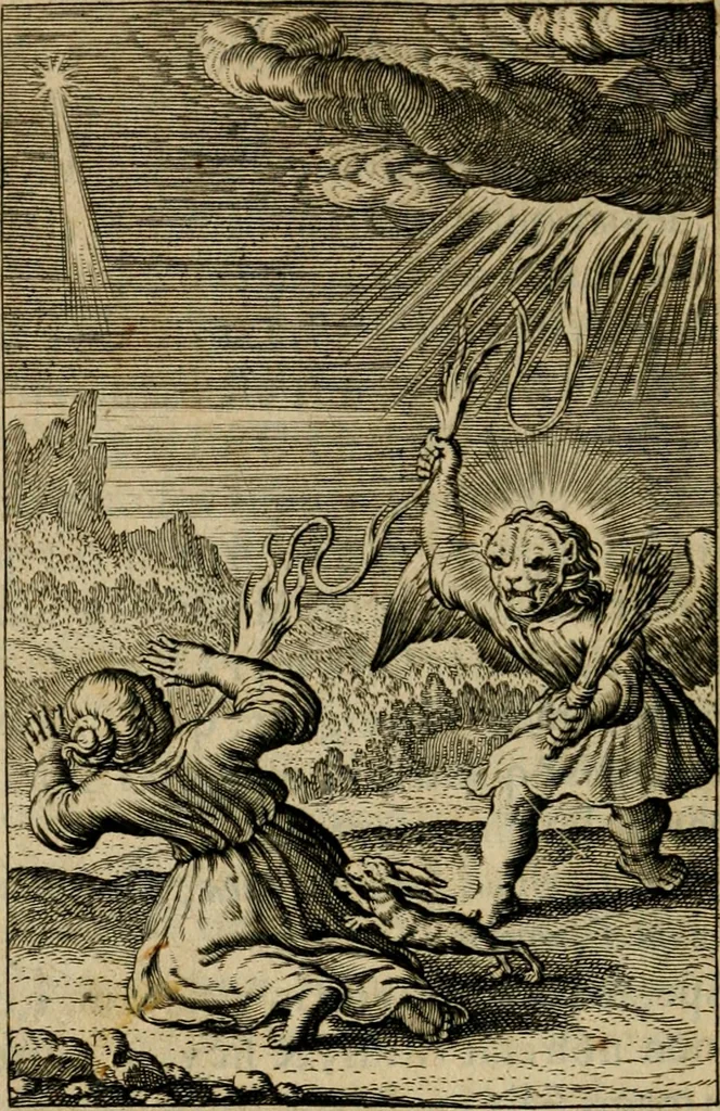 An illustration from Pia desideria : lib. iii. ad Vrbanum VIII, 1632, leaf 209
