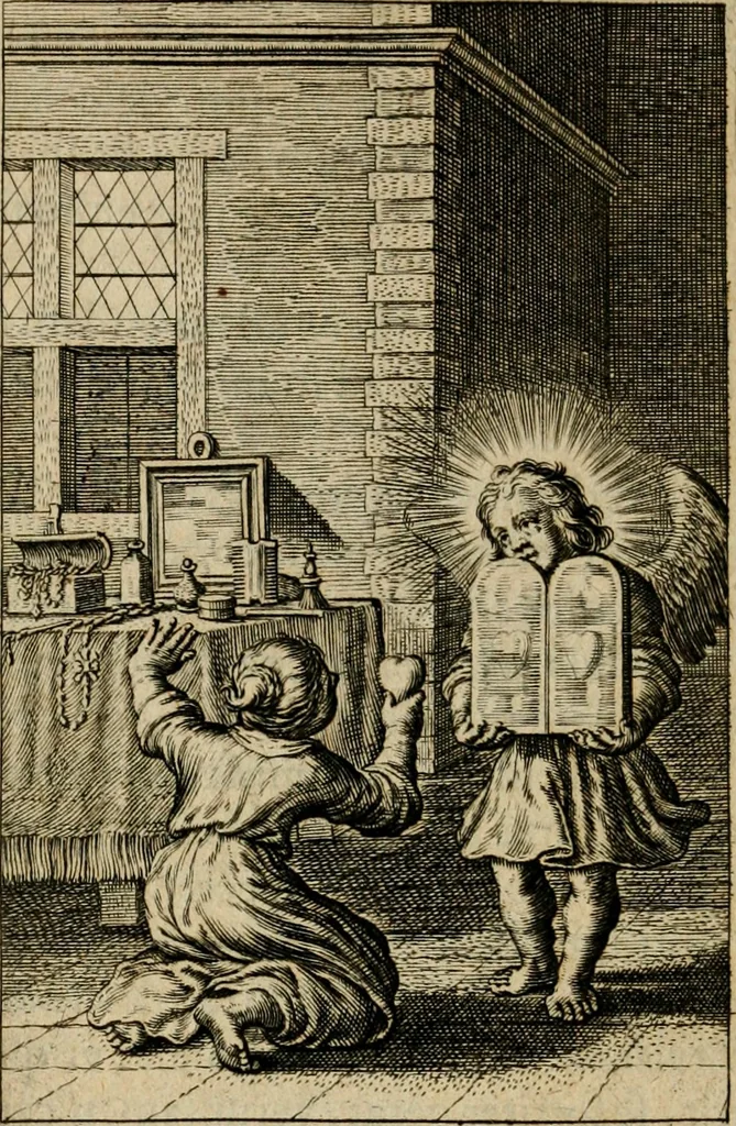 An illustration from Pia desideria : lib. iii. ad Vrbanum VIII, 1632, leaf 227