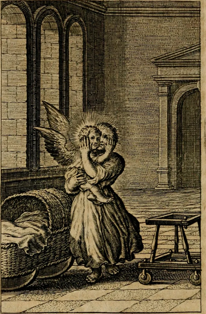 An illustration from Pia desideria : lib. iii. ad Vrbanum VIII, 1632, leaf 257