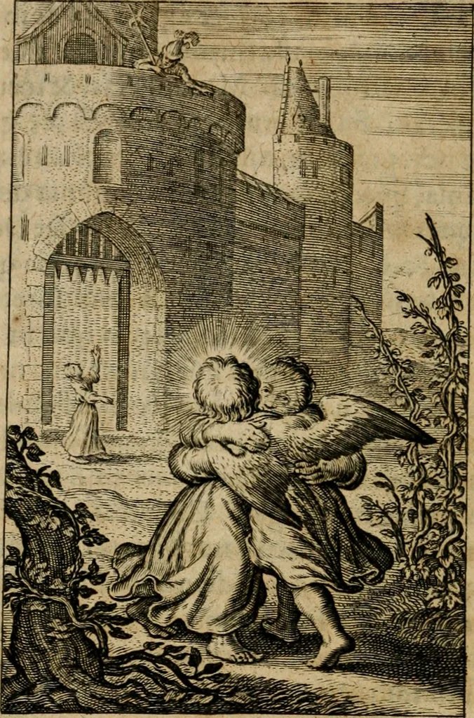 An illustration from Pia desideria : lib. iii. ad Vrbanum VIII, 1632, leaf 289