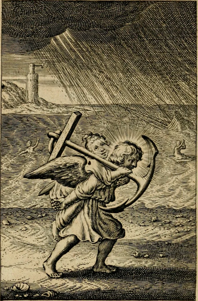 An illustration from Pia desideria : lib. iii. ad Vrbanum VIII, 1632, leaf 299