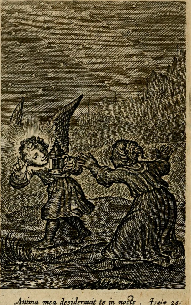 An illustration from Pia desideria : lib. iii. ad Vrbanum VIII, 1632, leaf 39