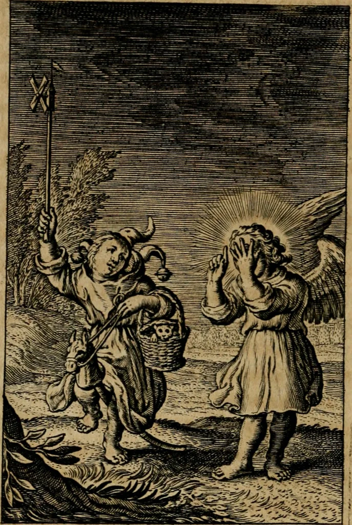 An illustration from Pia desideria : lib. iii. ad Vrbanum VIII, 1632, leaf 47