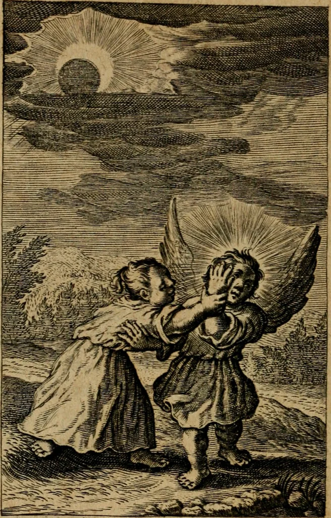 An illustration from Pia desideria : lib. iii. ad Vrbanum VIII, 1632, leaf 97