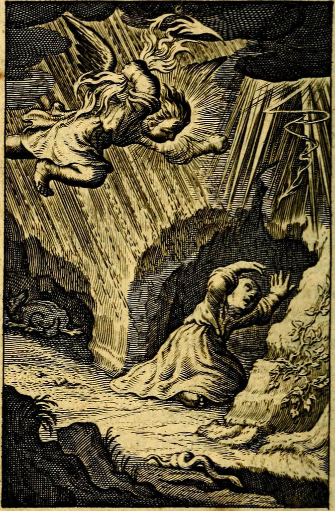 An illustration from Pia desideria. : lib. iii. ad Urbanum VIII., 1632, leaf 133