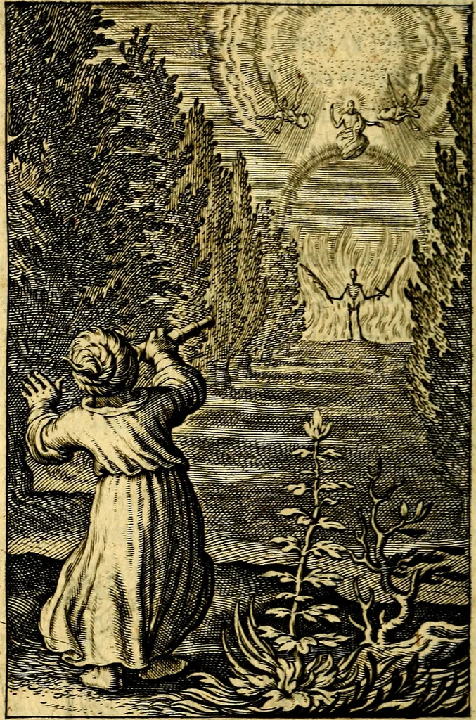 An illustration from Pia desideria. : lib. iii. ad Urbanum VIII., 1632, leaf 153