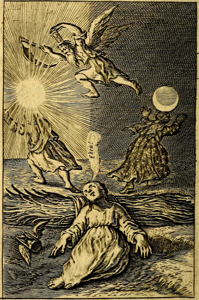 An illustration from Pia desideria. : lib. iii. ad Urbanum VIII., 1632, leaf 165