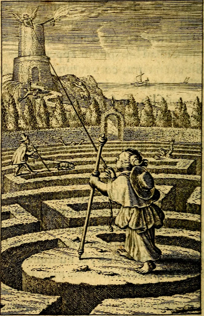 An illustration from Pia desideria. : lib. iii. ad Urbanum VIII., 1632, leaf 183
