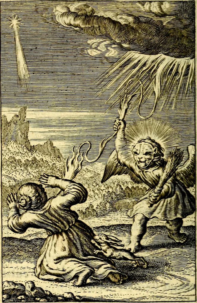 An illustration from Pia desideria. : lib. iii. ad Urbanum VIII., 1632, leaf 205