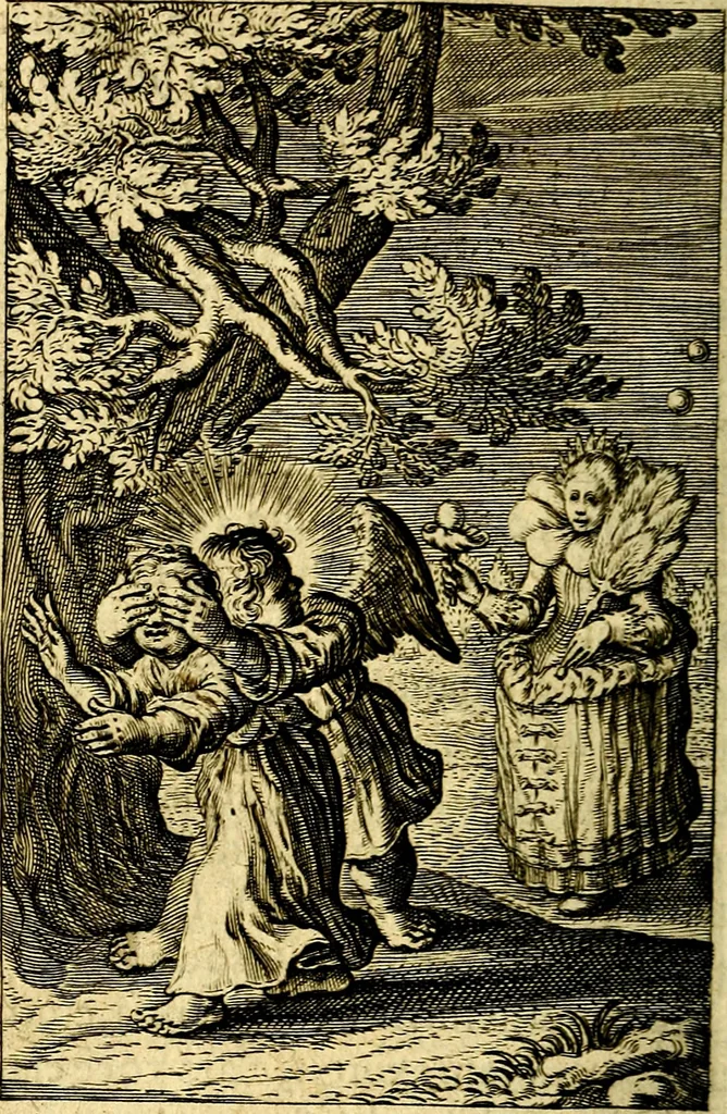 An illustration from Pia desideria. : lib. iii. ad Urbanum VIII., 1632, leaf 213