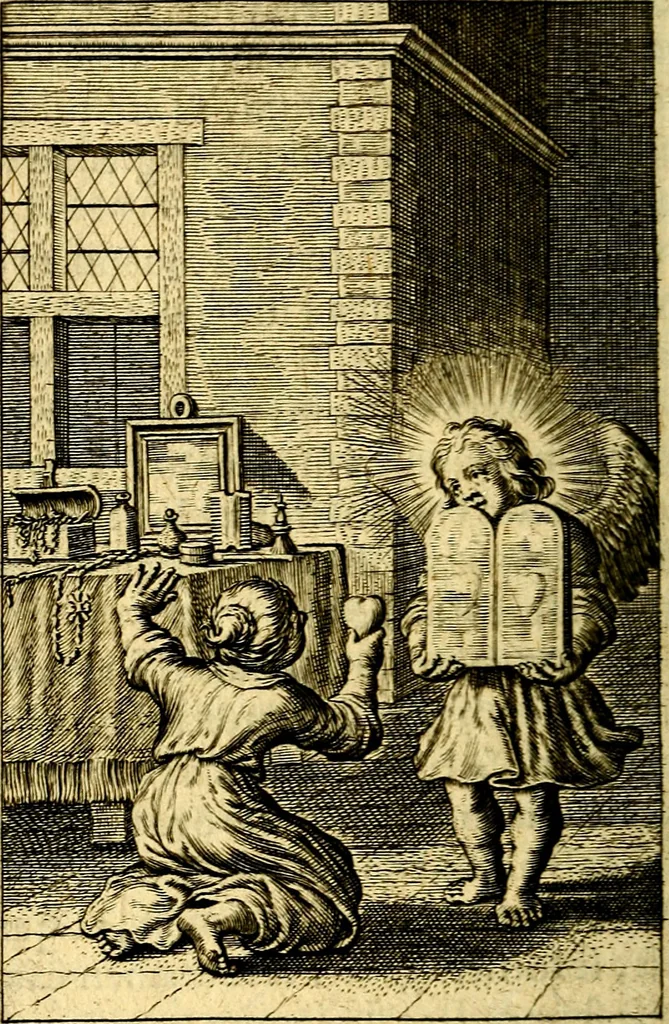 An illustration from Pia desideria. : lib. iii. ad Urbanum VIII., 1632, leaf 223
