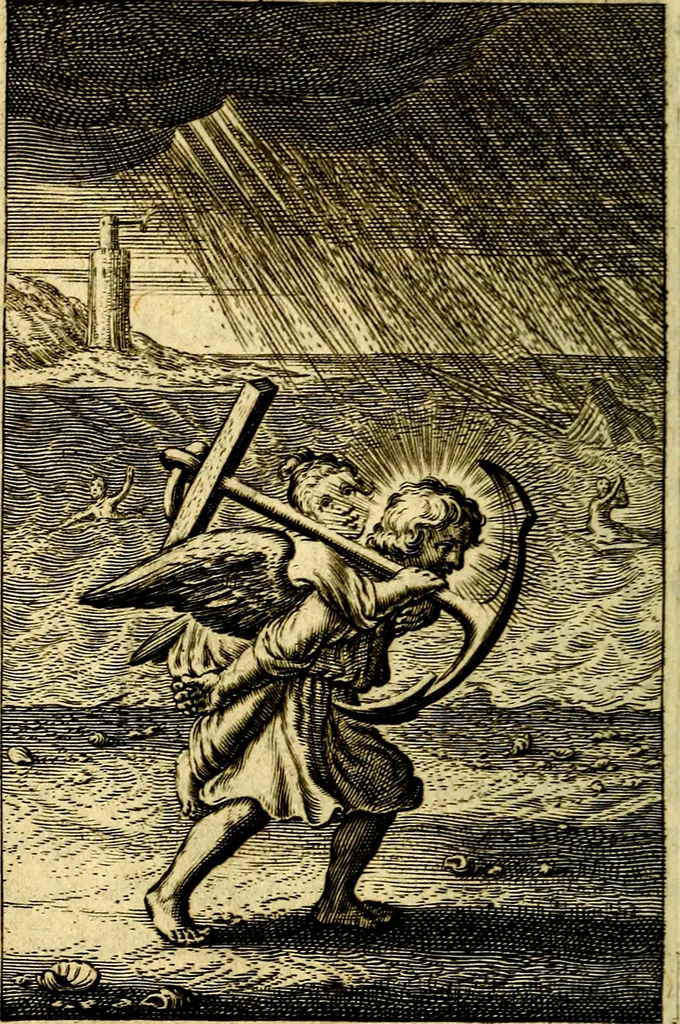 An illustration from Pia desideria. : lib. iii. ad Urbanum VIII., 1632, leaf 295