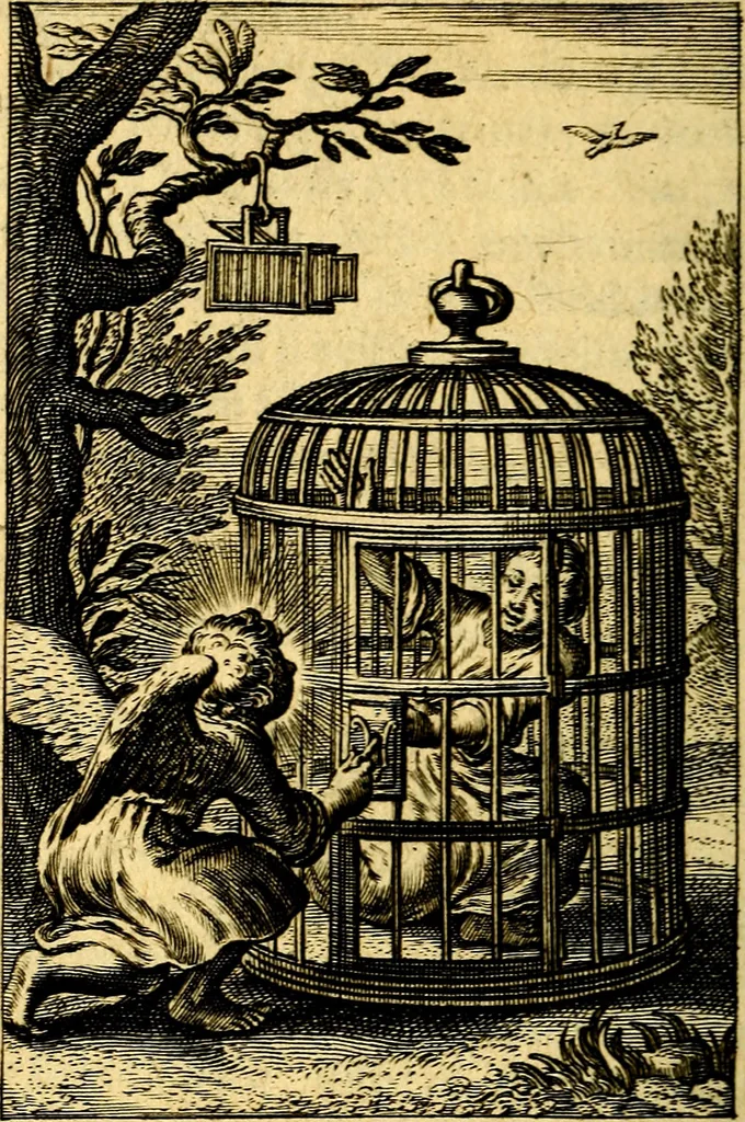 An illustration from Pia desideria. : lib. iii. ad Urbanum VIII., 1632, leaf 413