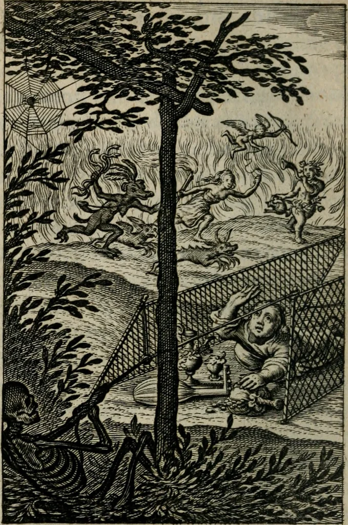 An illustration from Pia desideria. : Lib. iii. ad Vrbanvm VIII., 1632, leaf 107