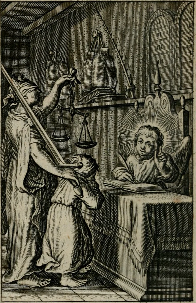 An illustration from Pia desideria. : Lib. iii. ad Vrbanvm VIII., 1632, leaf 117