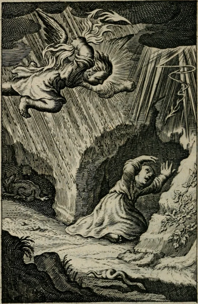 An illustration from Pia desideria. : Lib. iii. ad Vrbanvm VIII., 1632, leaf 133