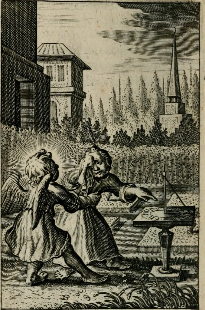 An illustration from Pia desideria. : Lib. iii. ad Vrbanvm VIII., 1632, leaf 143